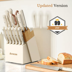 Astercook detalle del mango full-tang que mejora el equilibrio y control
