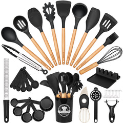 Astercook frente del set 39 piezas mostrando variedad y orden, solución completa