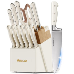 Astercook frente del set en bloque mostrando organización y acceso rápido