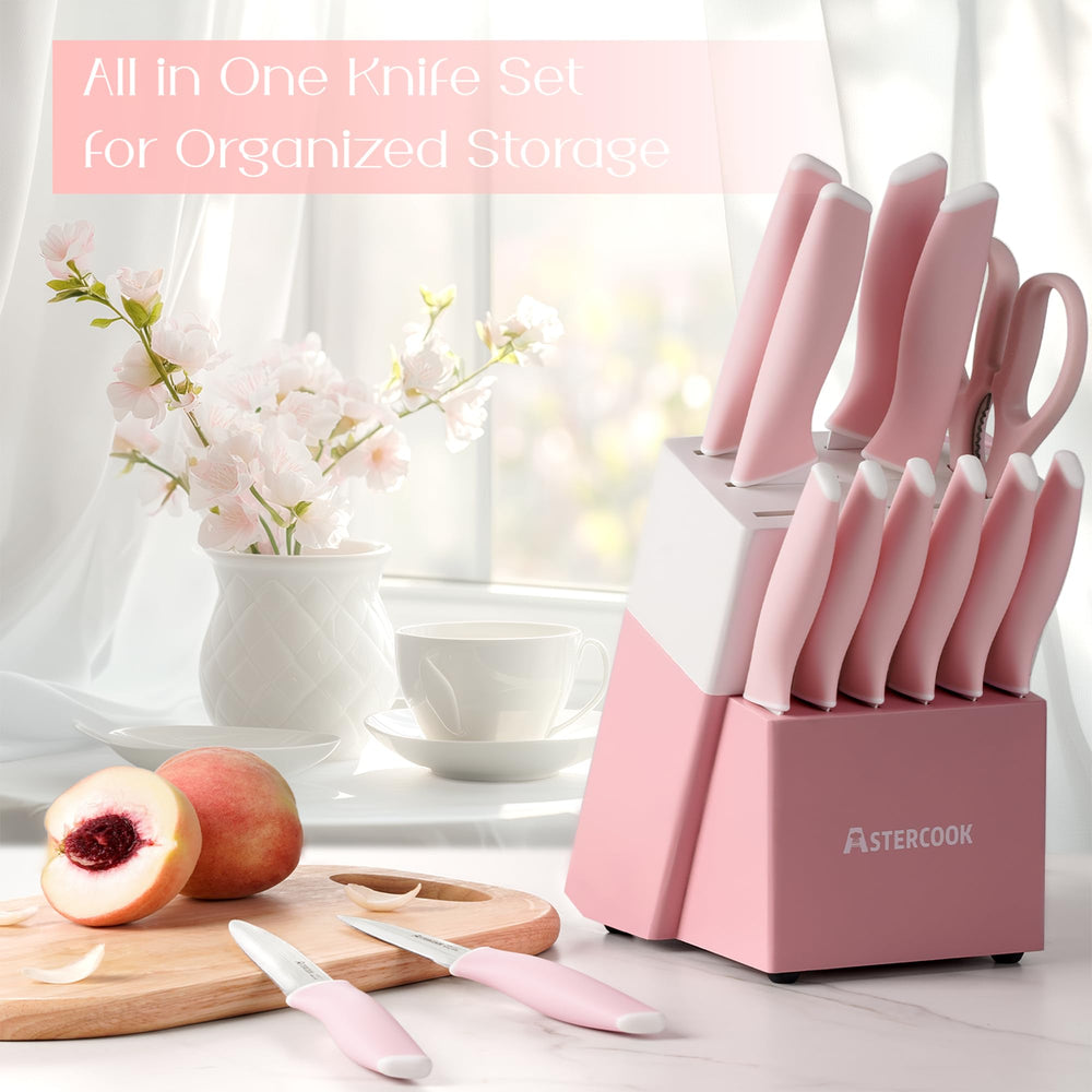 Astercook primer plano del mango ergonómico para agarre cómodo