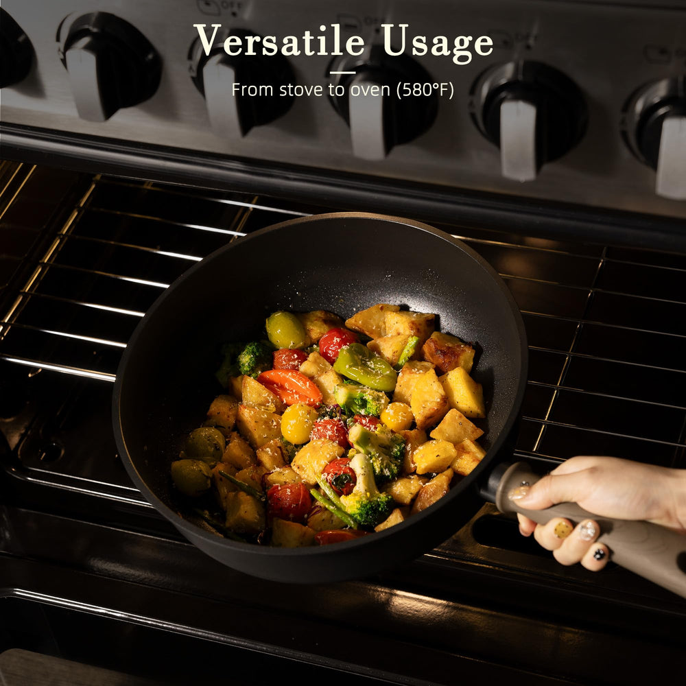 Astercook textura antiadherente que evita que la comida se pegue