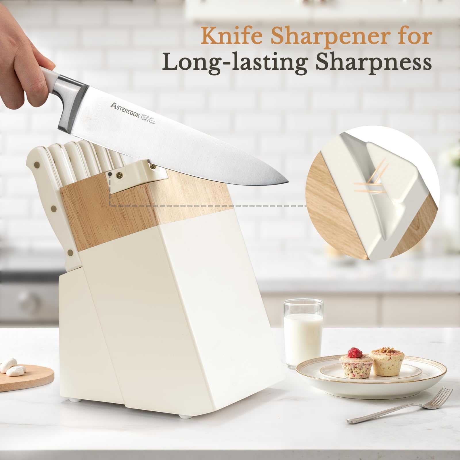 Astercook tijeras de cocina y accesorios listos para tareas variadas