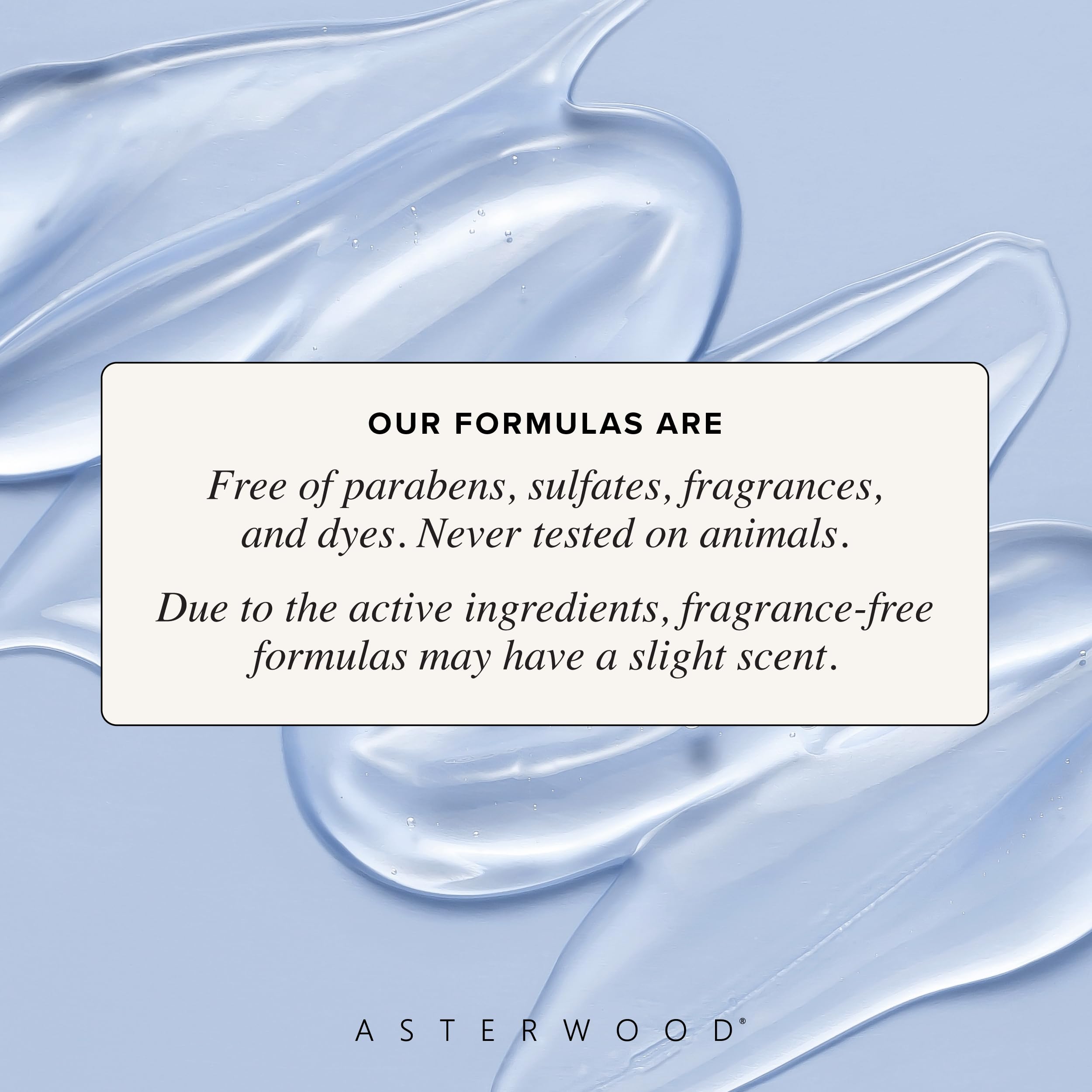 Asterwood botella en luz natural que resalta apariencia premium