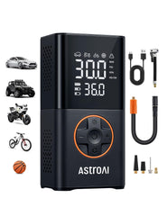 AstroAI L7 frontal con consola mostrando modo seleccionado y precisión