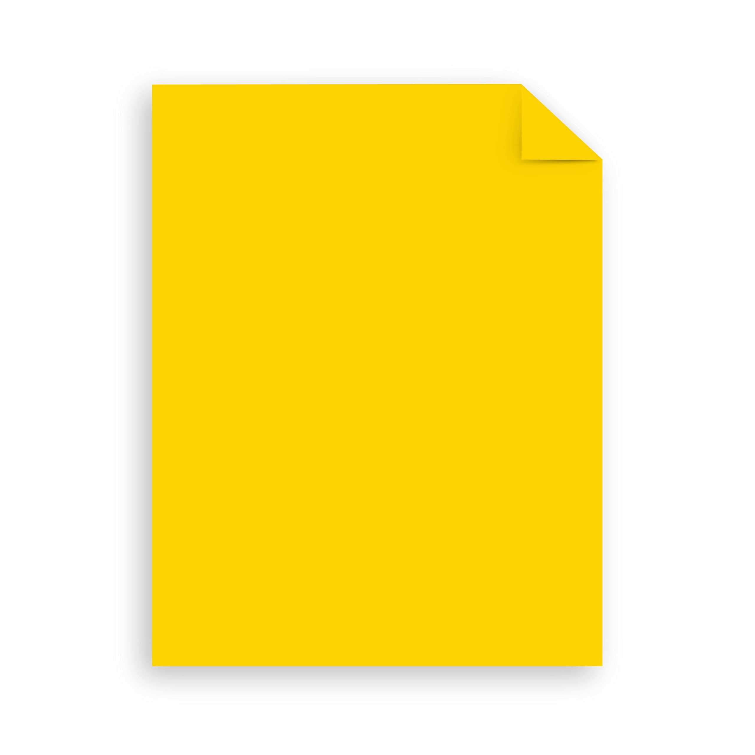 Astrobrights papel en impresora con folleto impreso en negro para ahorro de tinta