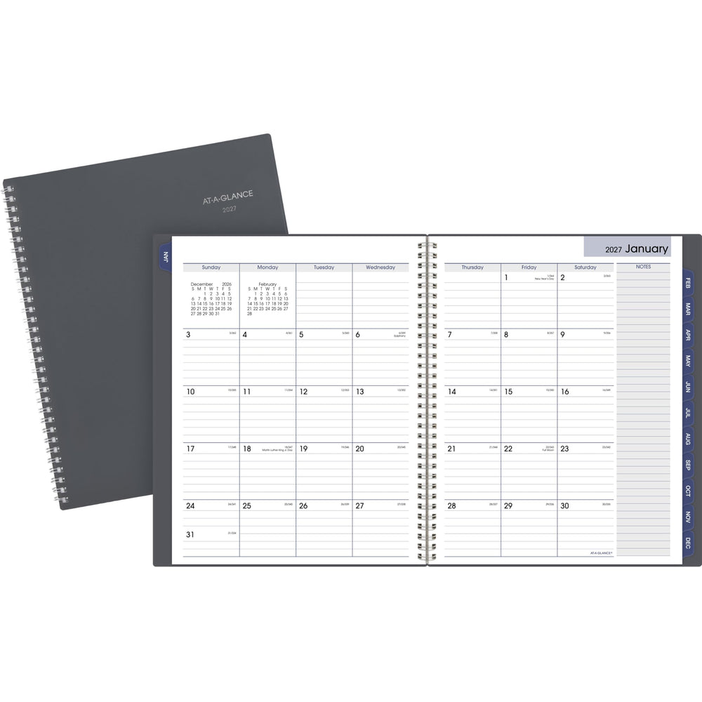AT-A-GLANCE en escritorio con bolígrafo, ideal para planificación diaria