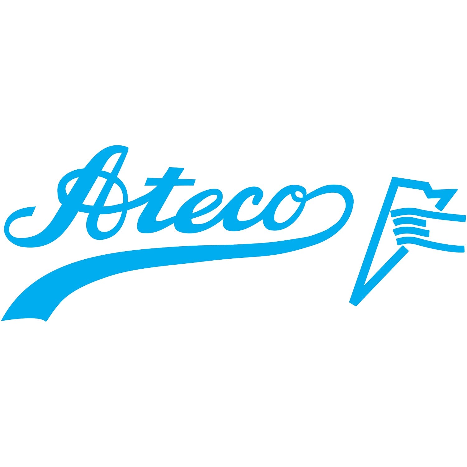 Ateco caja con rollo de 100 bolsas en estantería, almacenamiento compacto