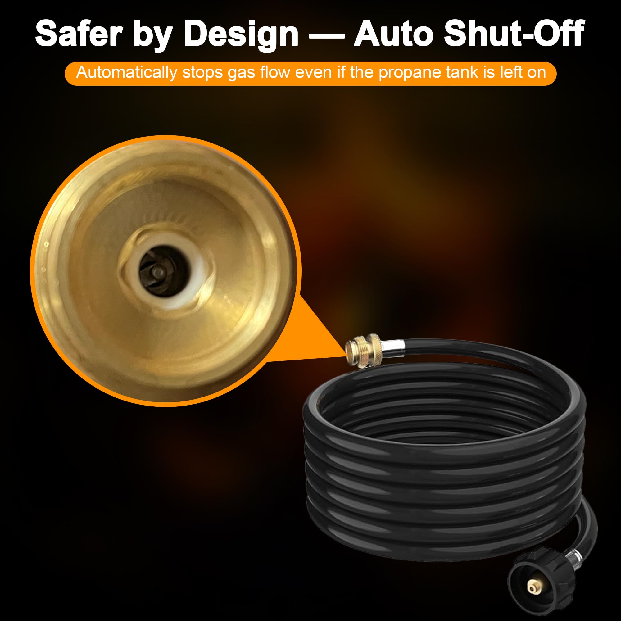 Athnevy built-in igniter button showing one-press start for quicker, consistent lighting