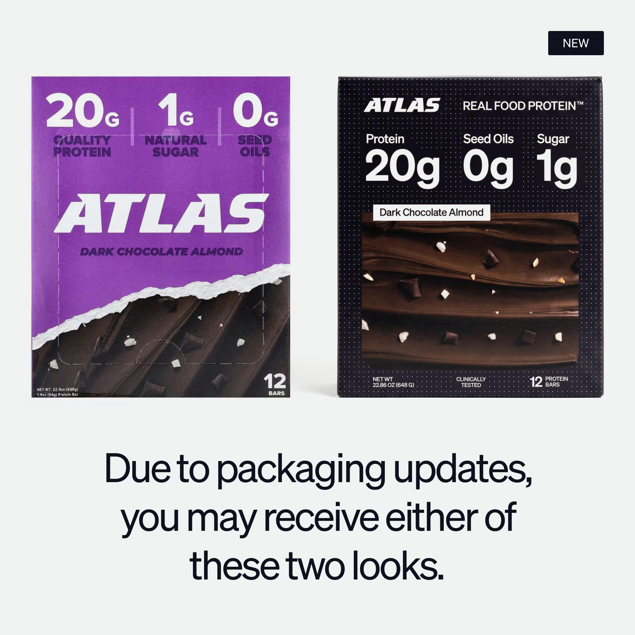 Atlas barra junto a bolsa de deporte ideal como snack saciante