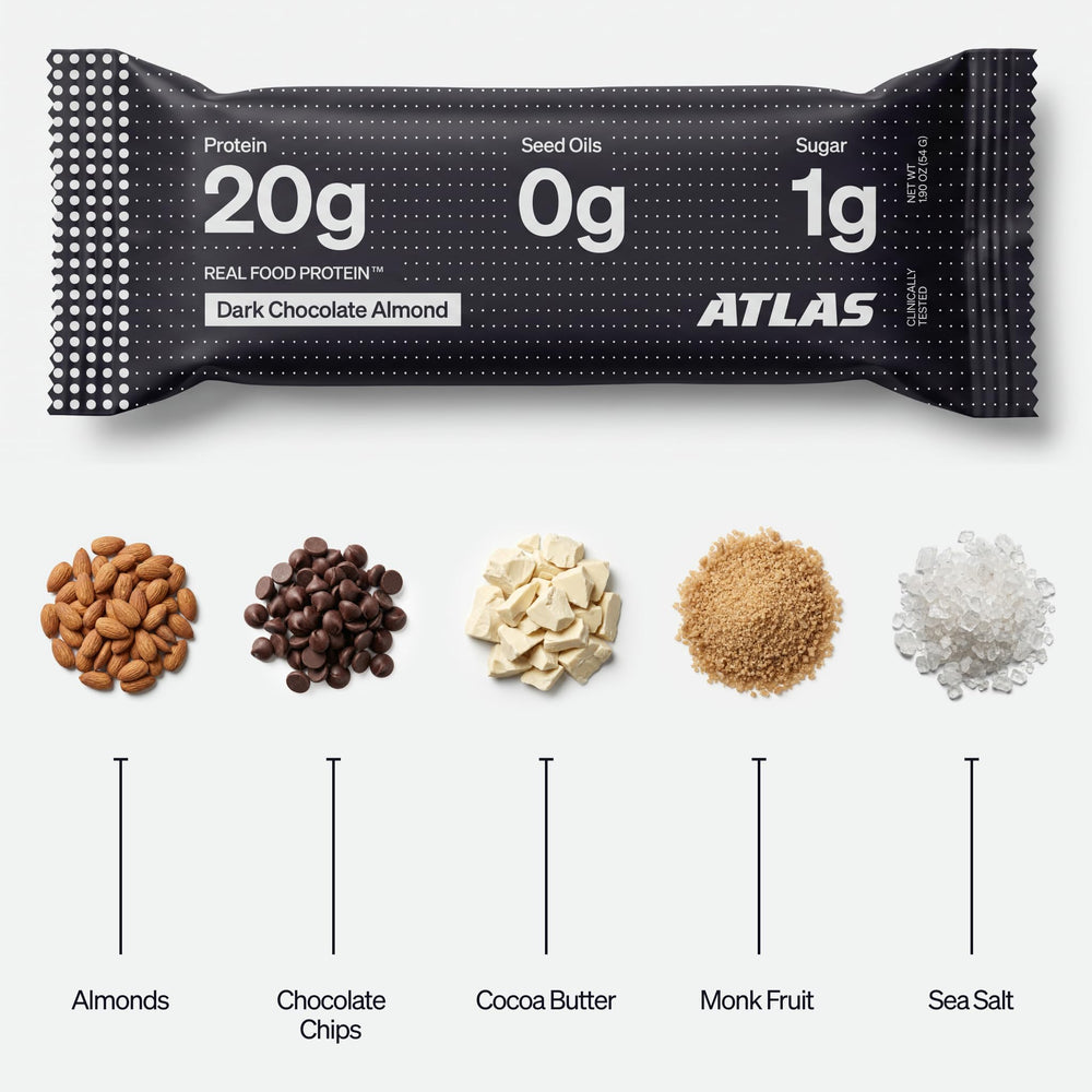 Atlas ingredientes naturales: almendras y cacahuetes para sabor y grasa saludable