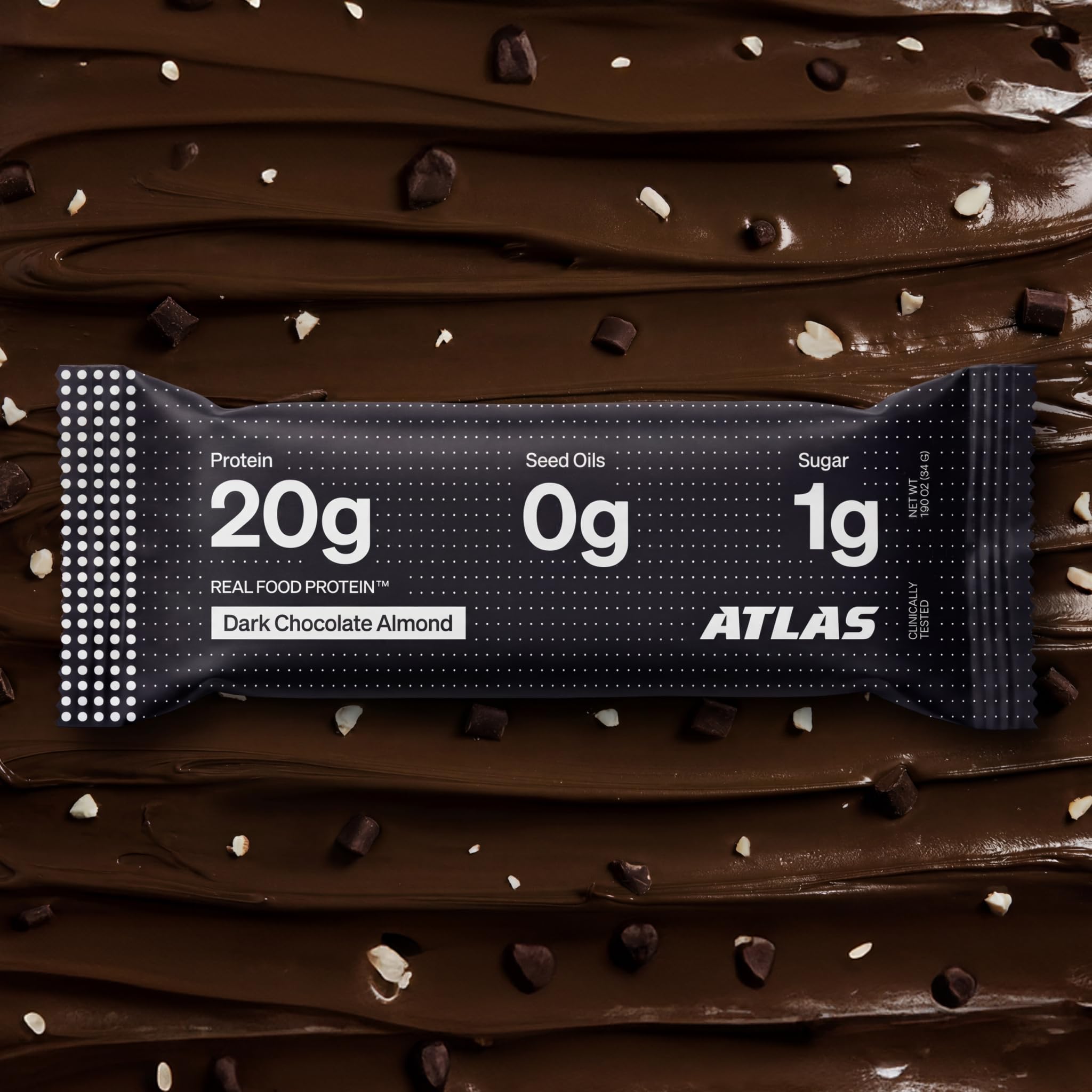 Atlas chocolate sin azúcar en tablilla enfatizando sabor auténtico