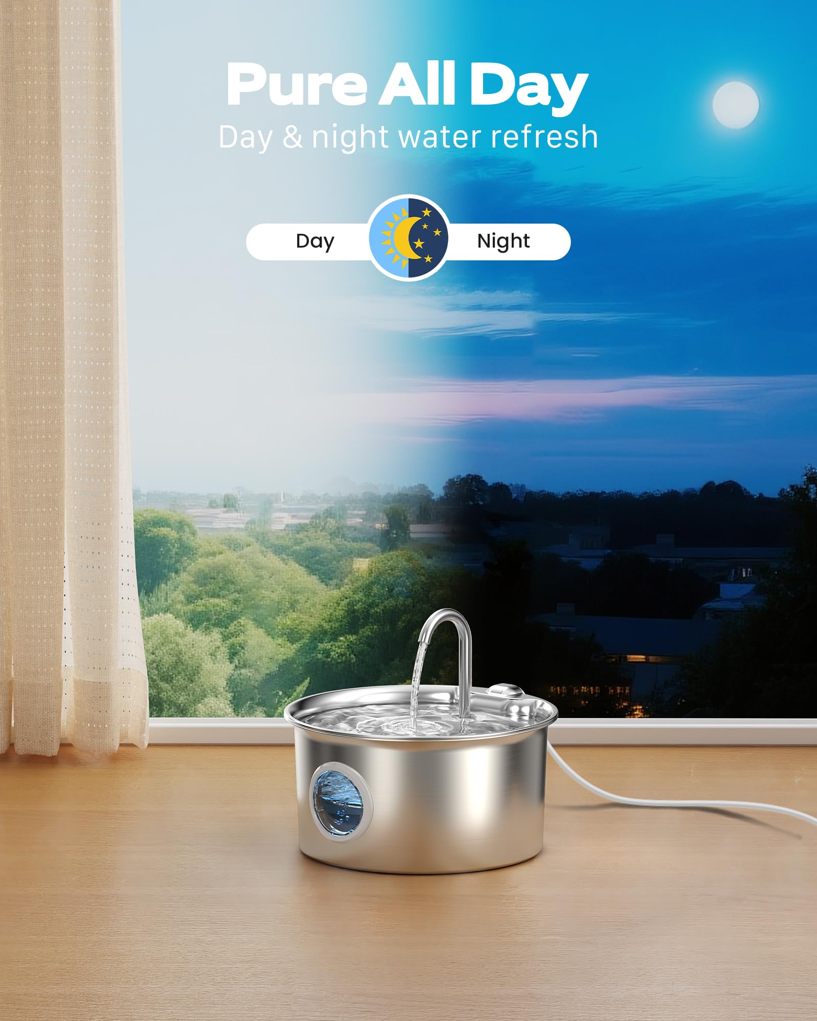 ATMZIQXR ventana de nivel de agua visible, facilita relleno puntual