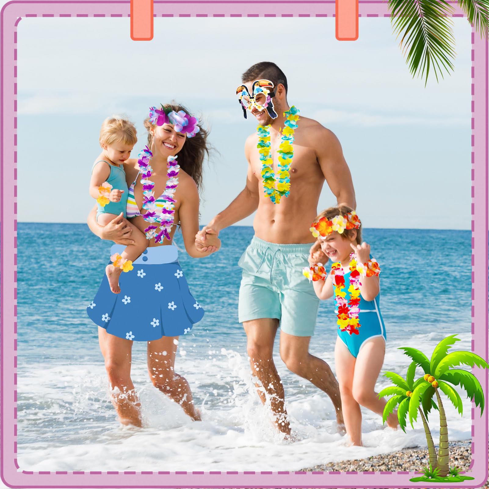 Atonofun accesorios en uso en fiesta en la playa creando ambiente festivo