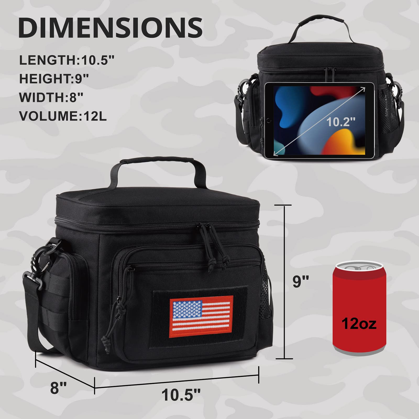 ATRIPACK cintas MOLLE laterales para acoplar accesorios y mayor versatilidad