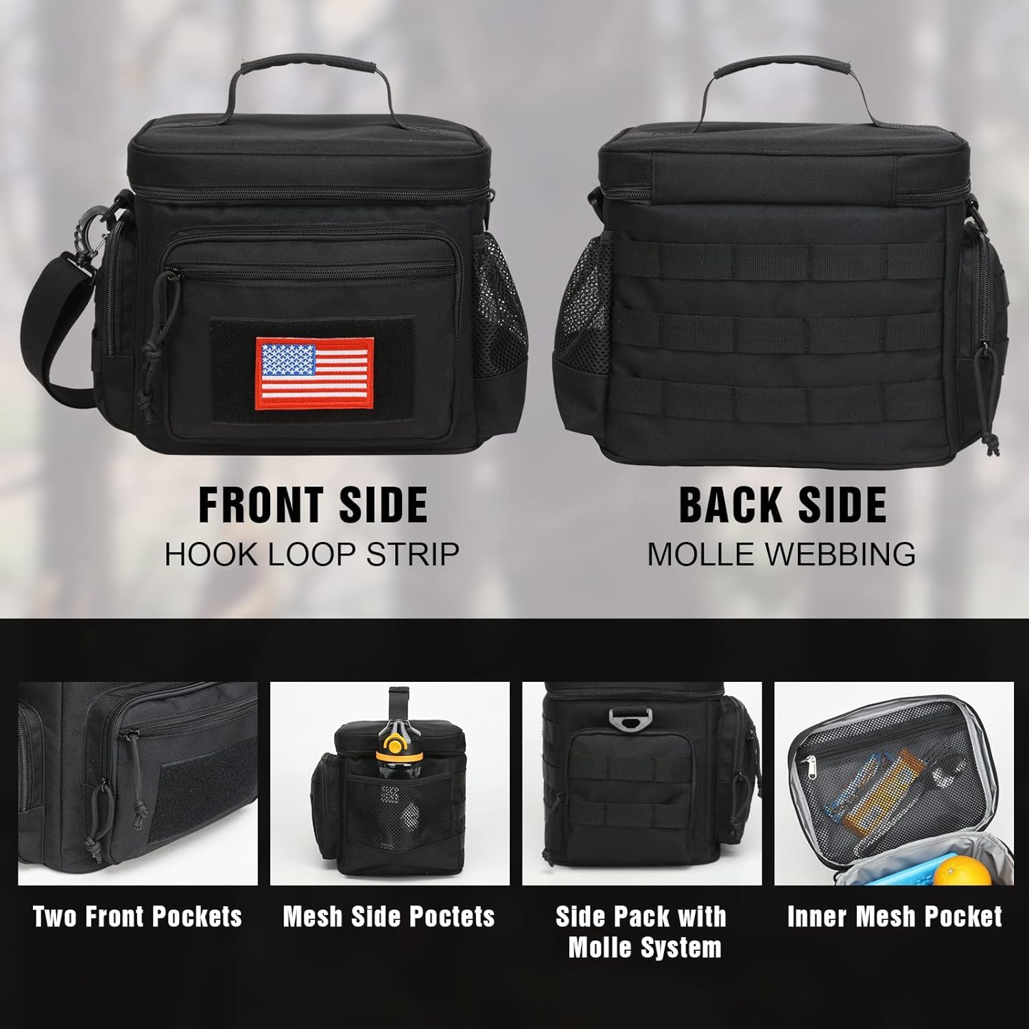 ATRIPACK persona llevando la bolsa con correa ajustable y cómoda