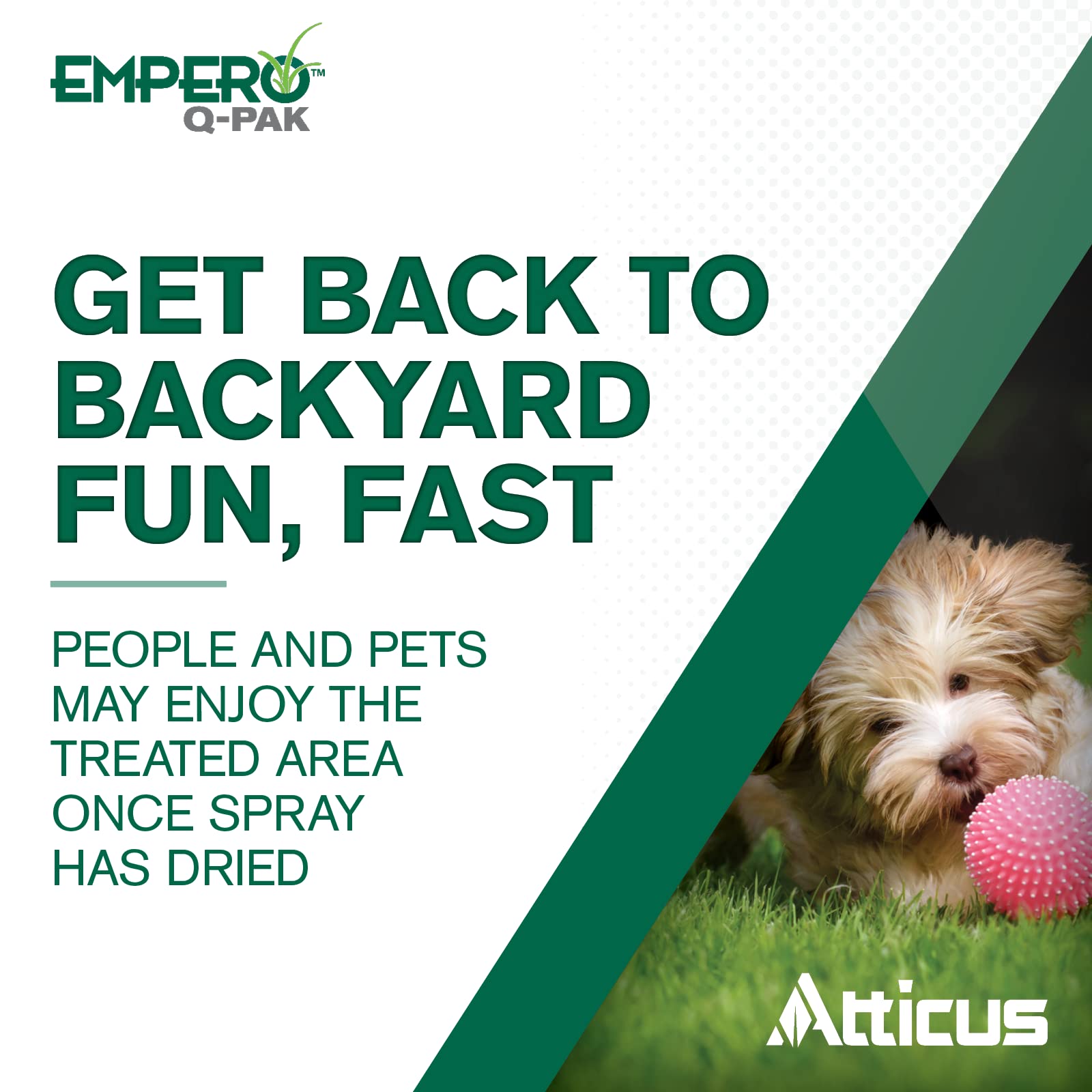 Atticus Empero packet in hand showing compact size and easy storage