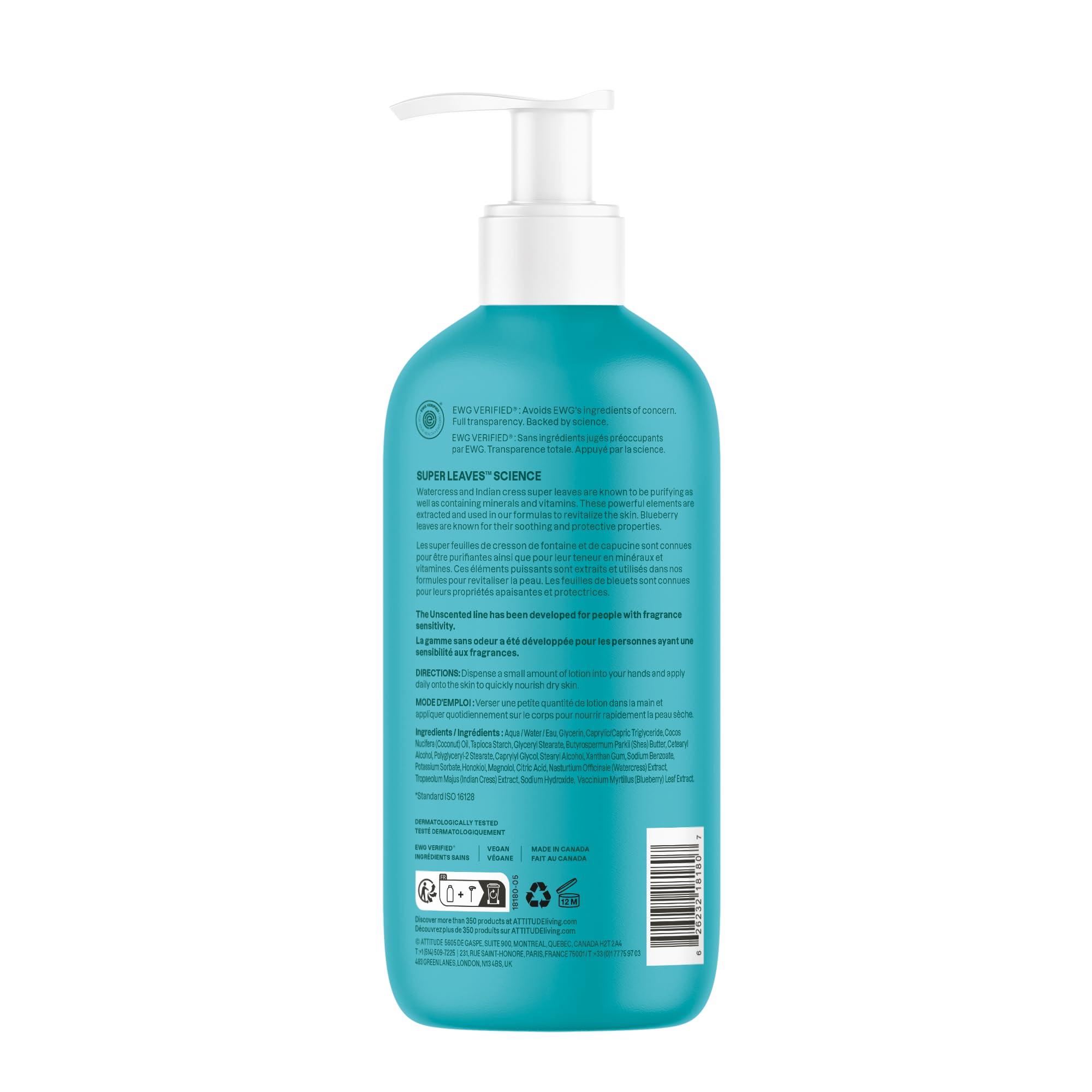 ATTITUDE producto en ambiente de baño, apto para rutinas diarias relajantes