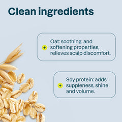 ATTITUDE etiqueta con avena y soya destacando ingredientes naturales