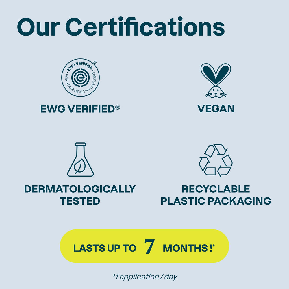 ATTITUDE etiqueta con ingredientes naturales y verificación EWG