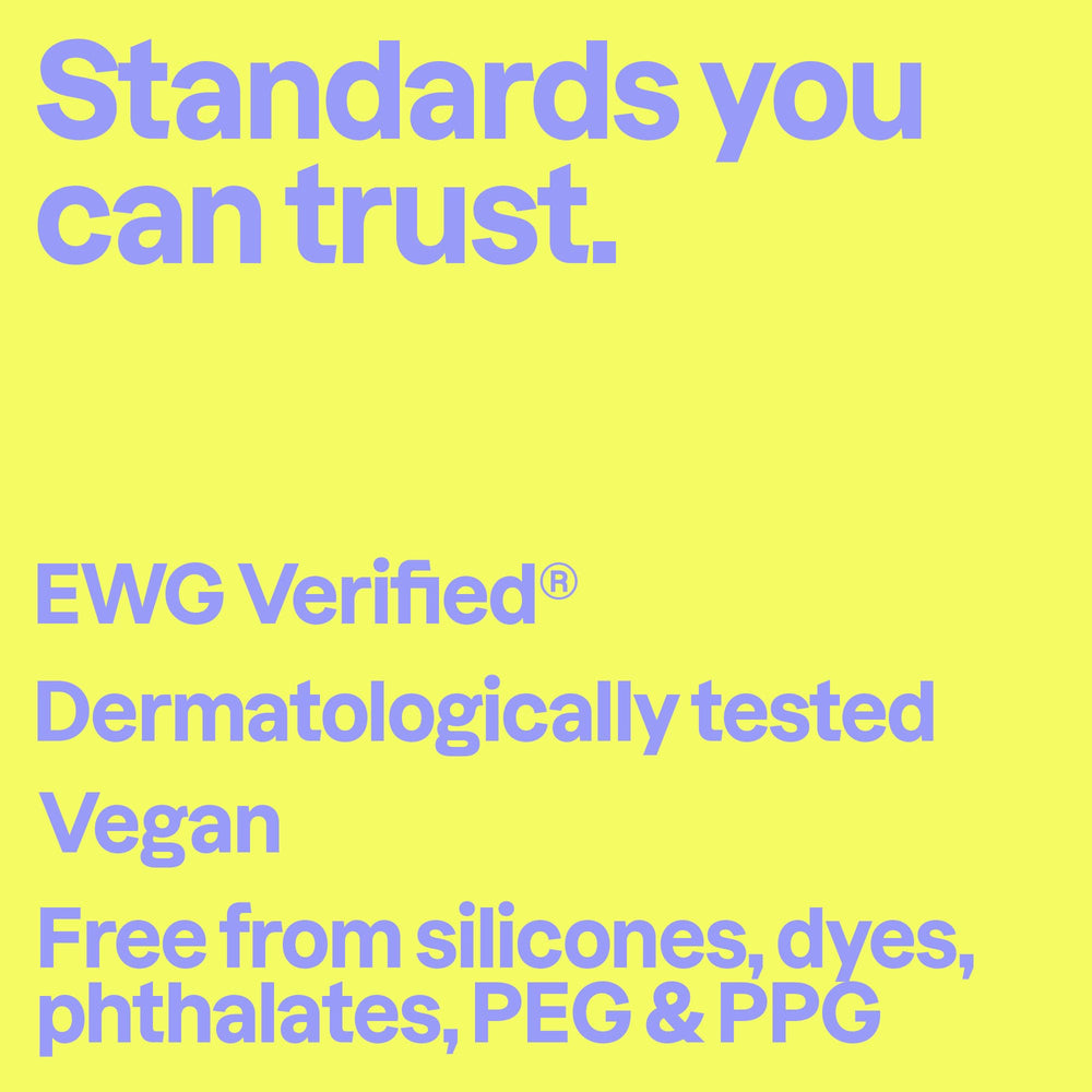 ATTITUDE etiqueta con lista de ingredientes, transparencia y seguridad