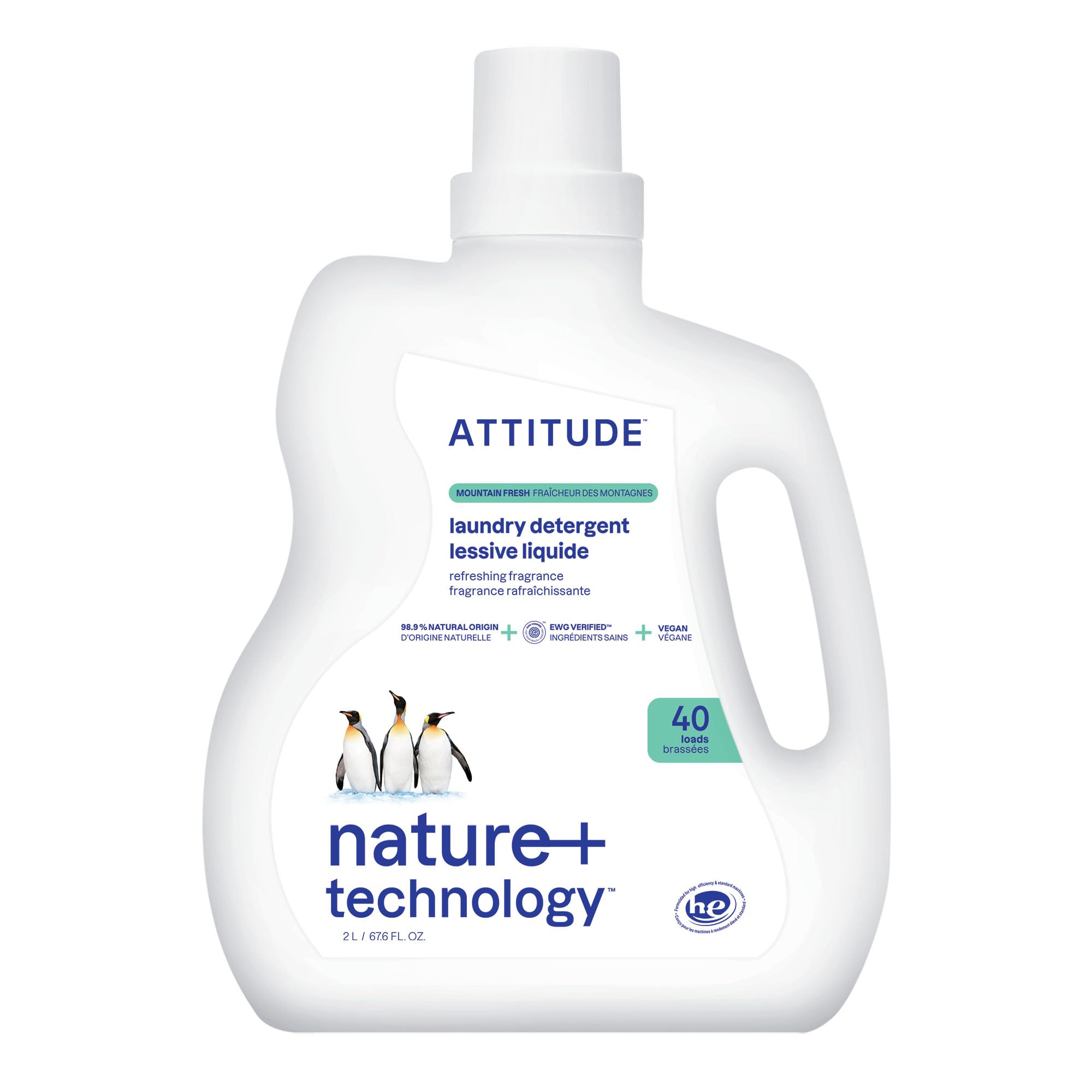ATTITUDE frente del envase mostrando diseño y volumen 67.6 oz para identificar el producto