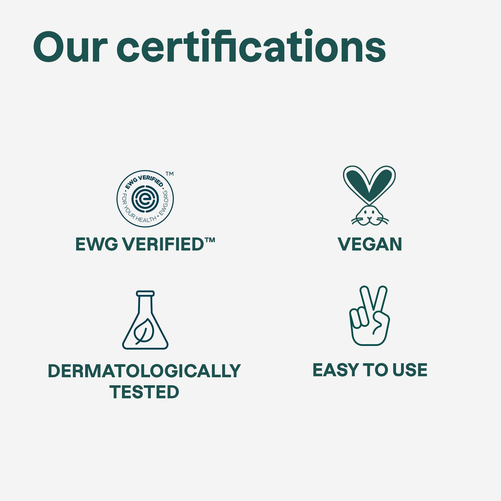 ATTITUDE ingredient panel with EWG Verified badge proving safer-ingredient benefit