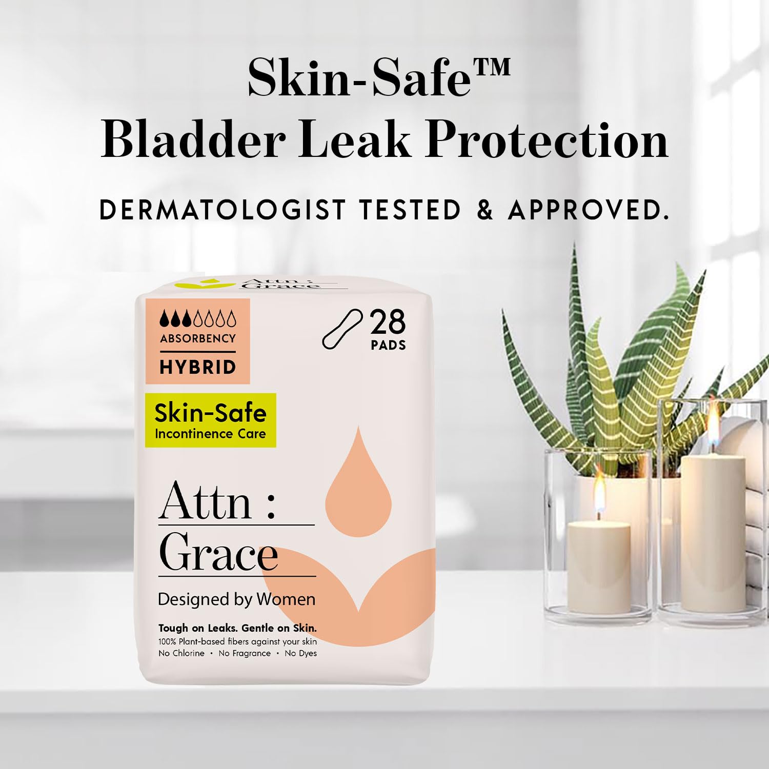ATTN : GRACE protector en uso ofrece comodidad y fijación segura