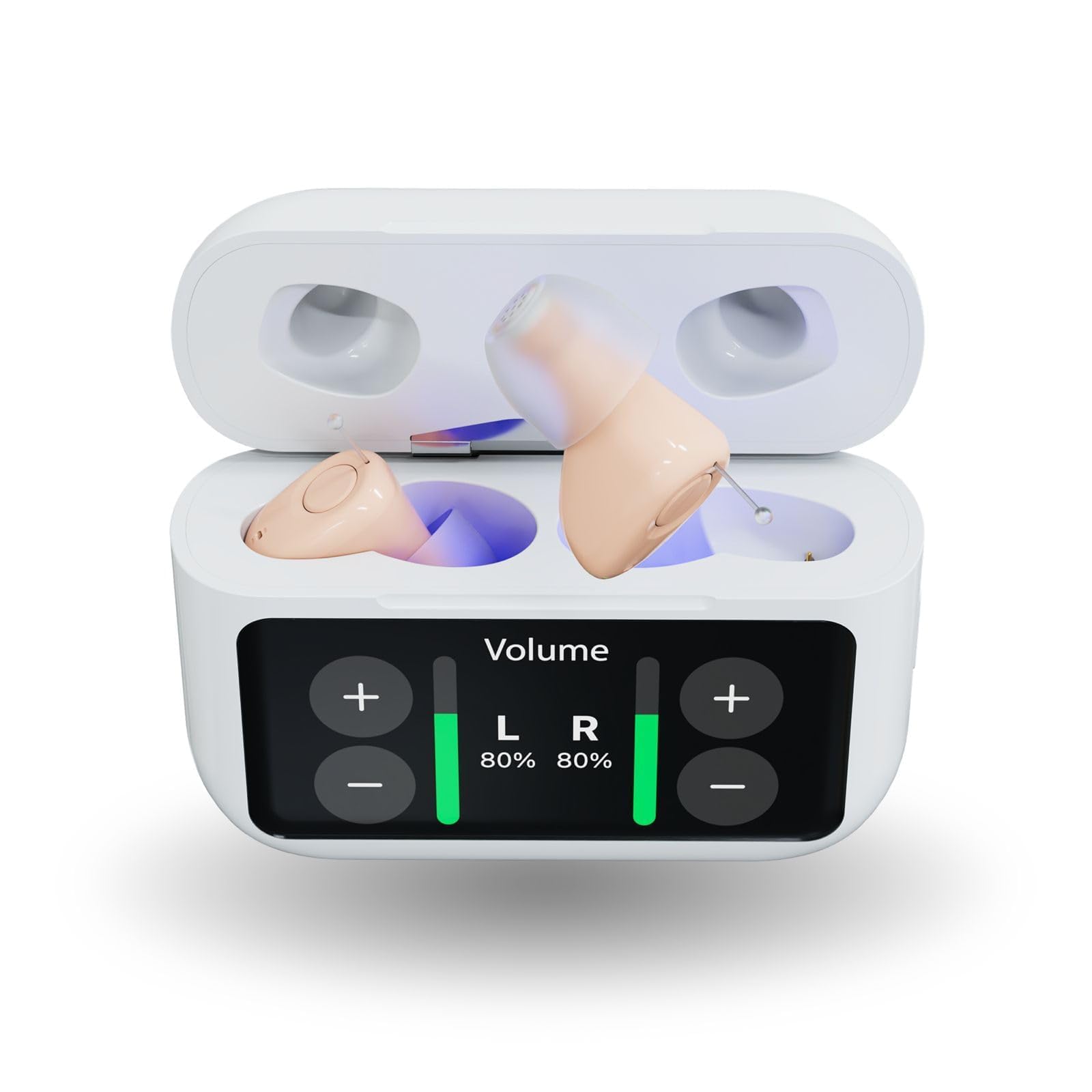 Audien Atom X audífonos primer plano mostrando diseño cómodo y discreto