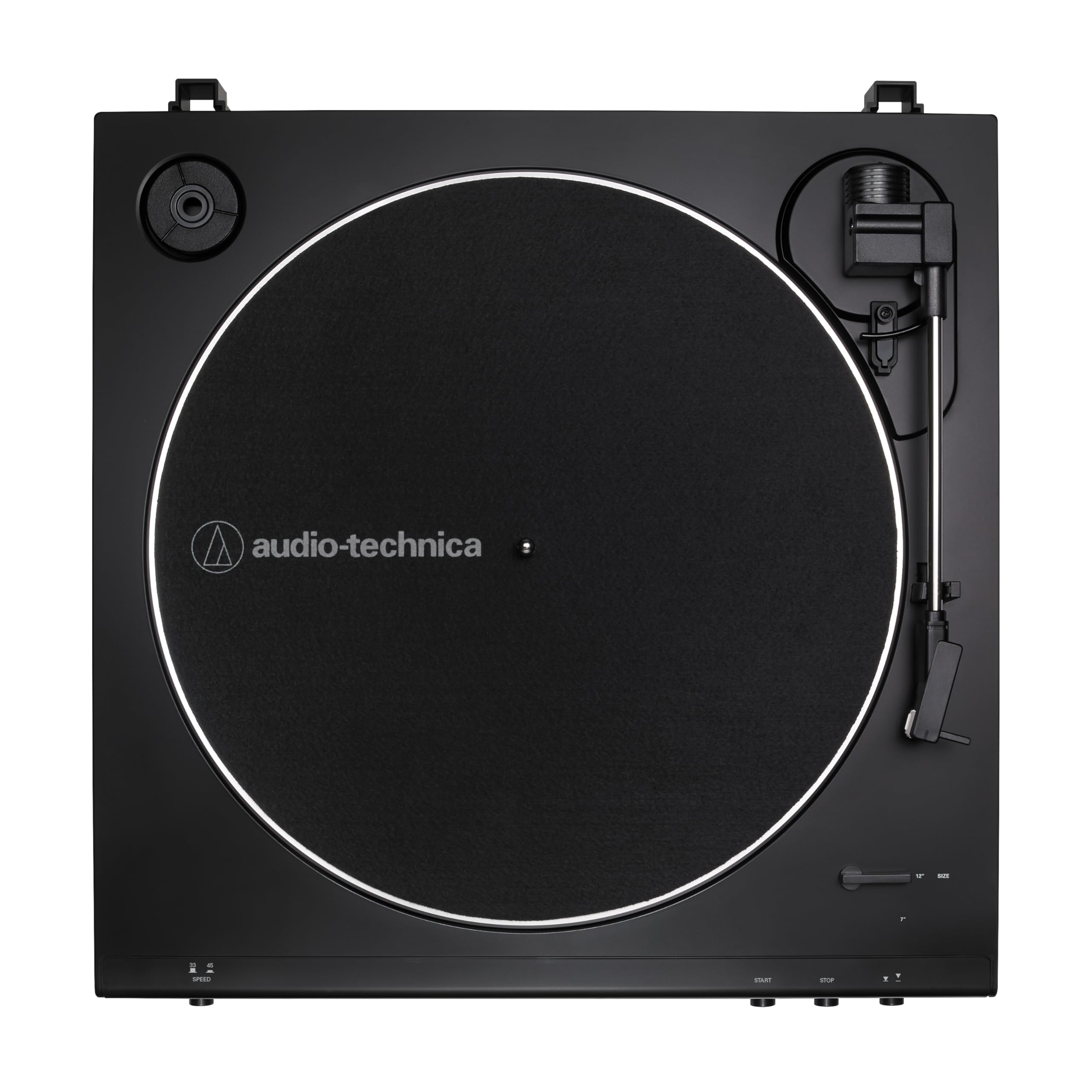 Audio-Technica detalle del brazo y headshell mejor seguimiento y menor ruido