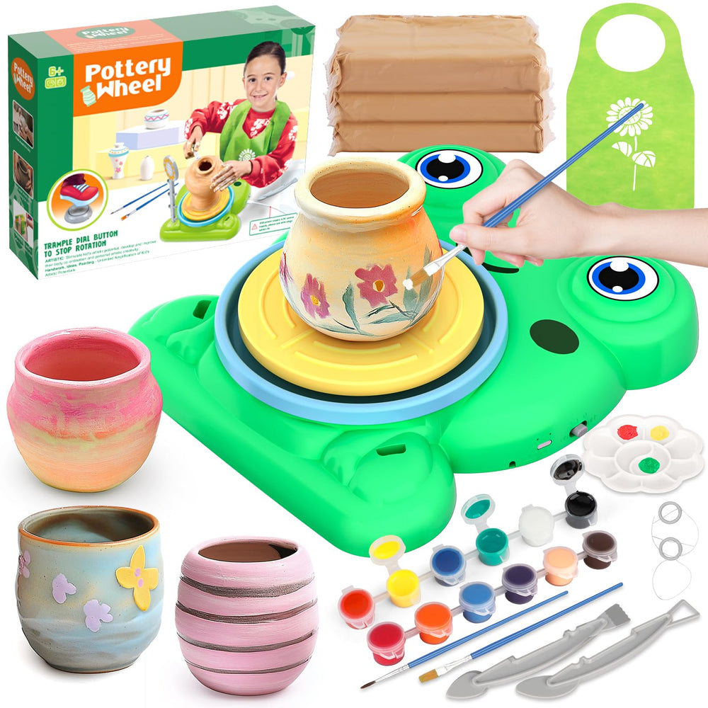 Aujazyble rueda frontal del kit mostrando diseño en forma de rana y facilidad de uso