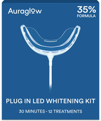 Auraglow mouthpiece enchufable mostrando diseño y uso fácil