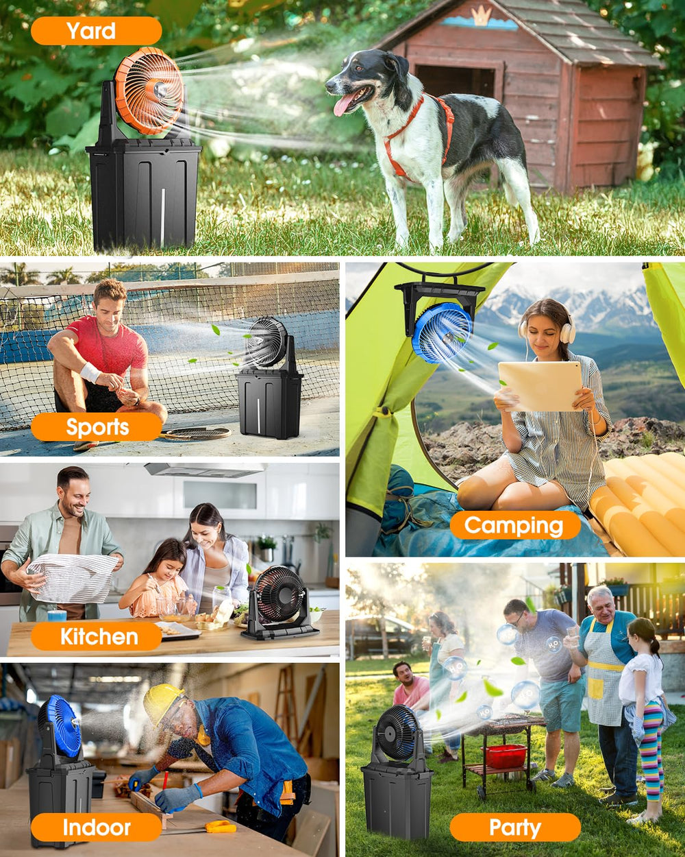 Ausic primer plano de materiales PC y PP resistentes, durabilidad al aire libre