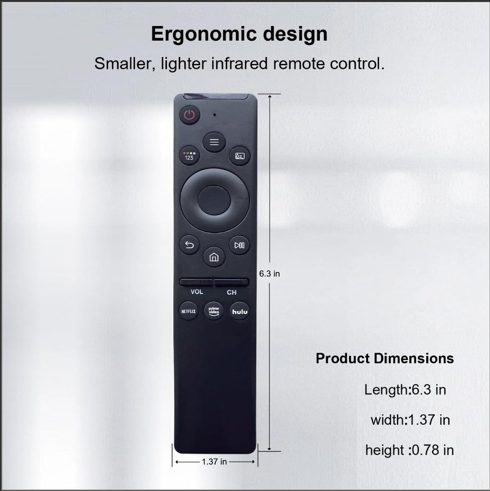 AUSOTUSO mando junto a una regla para comparar tamaño y ergonomía