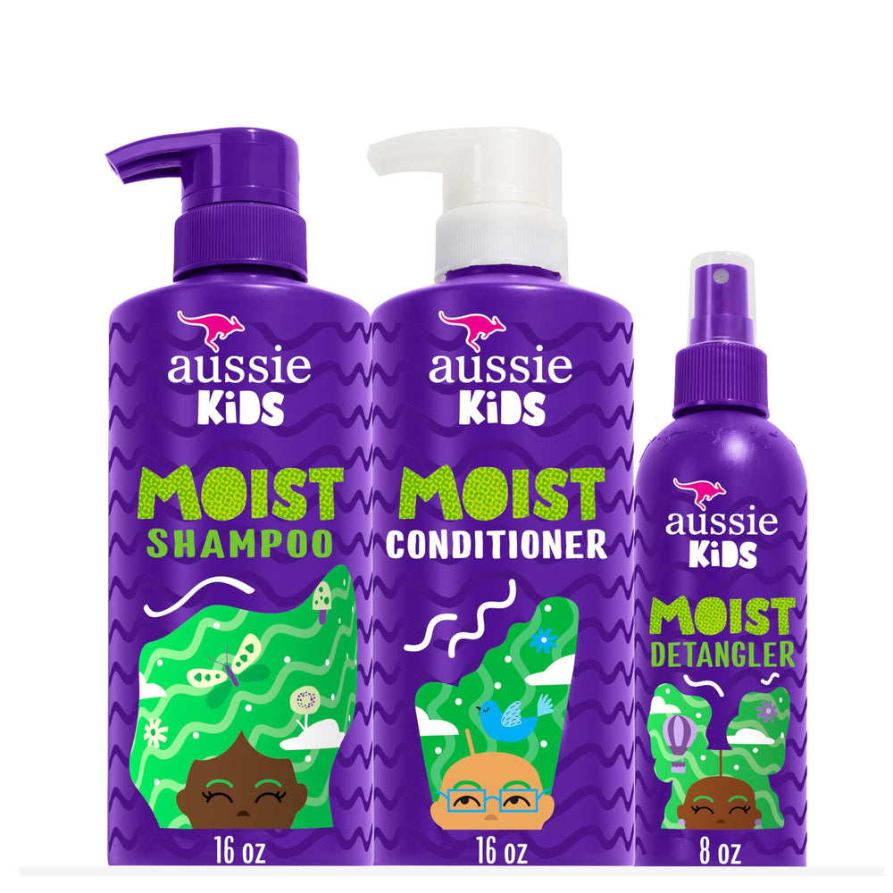 Aussie pack frontal con champú acondicionador y spray desenredante