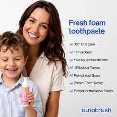 autobrush dosificación de una pulsación ideal para viaje