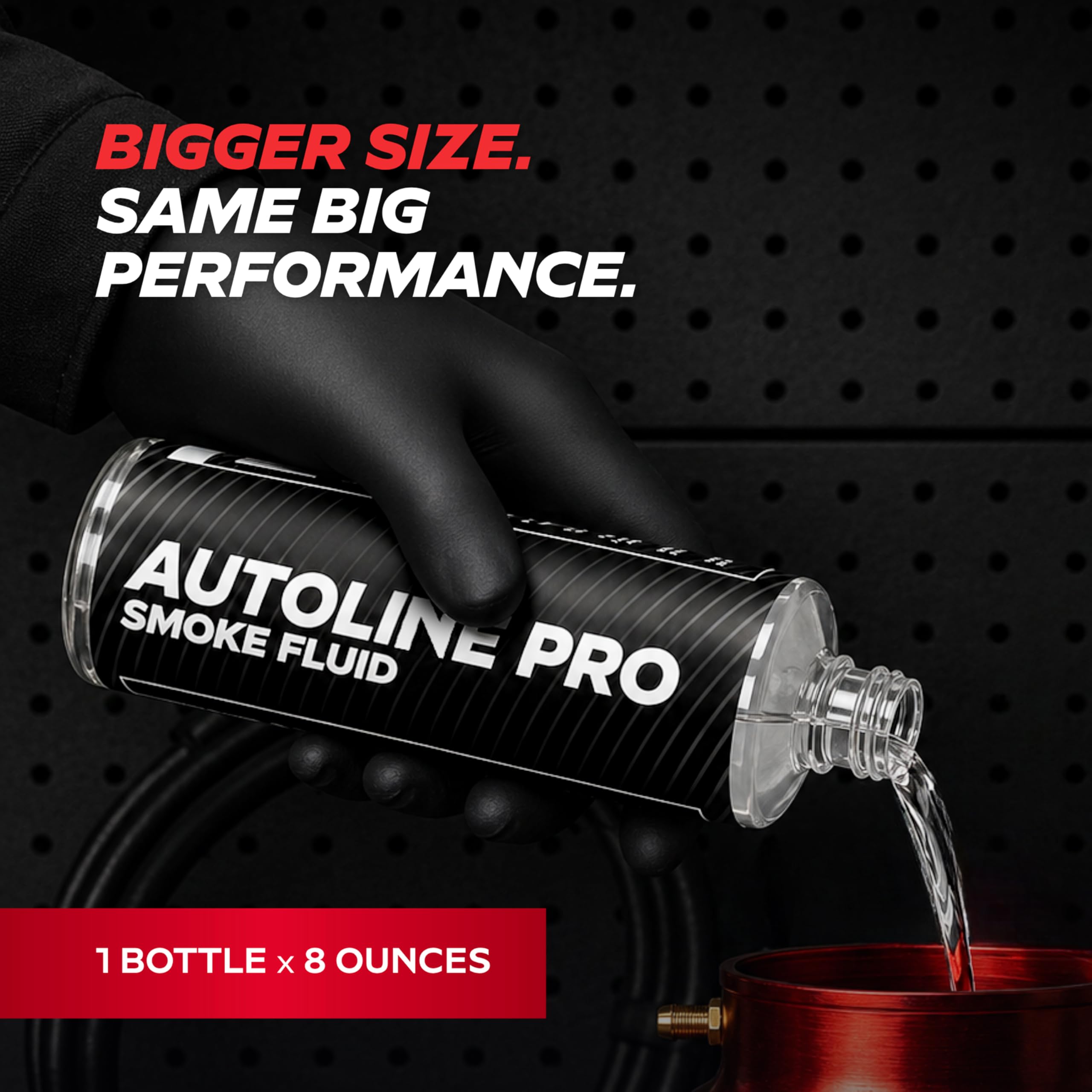 AutoLine Pro detalle del líquido claro sin impurezas, alta pureza