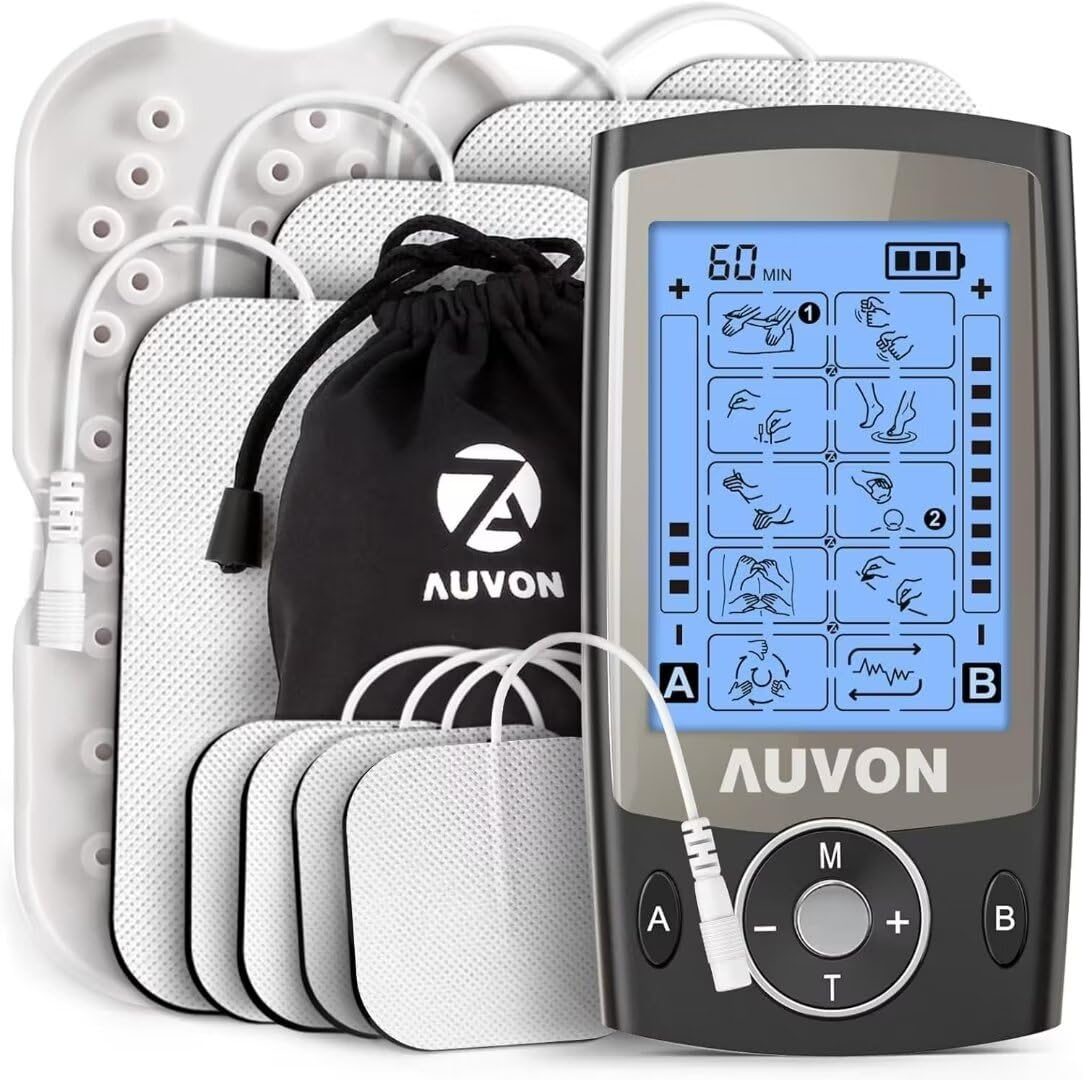 AUVON dispositivo frontal mostrando controles y facilidad de uso