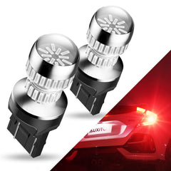 AUXITO bombilla frontal en empaque rojo, reemplazo brillante y eficiente