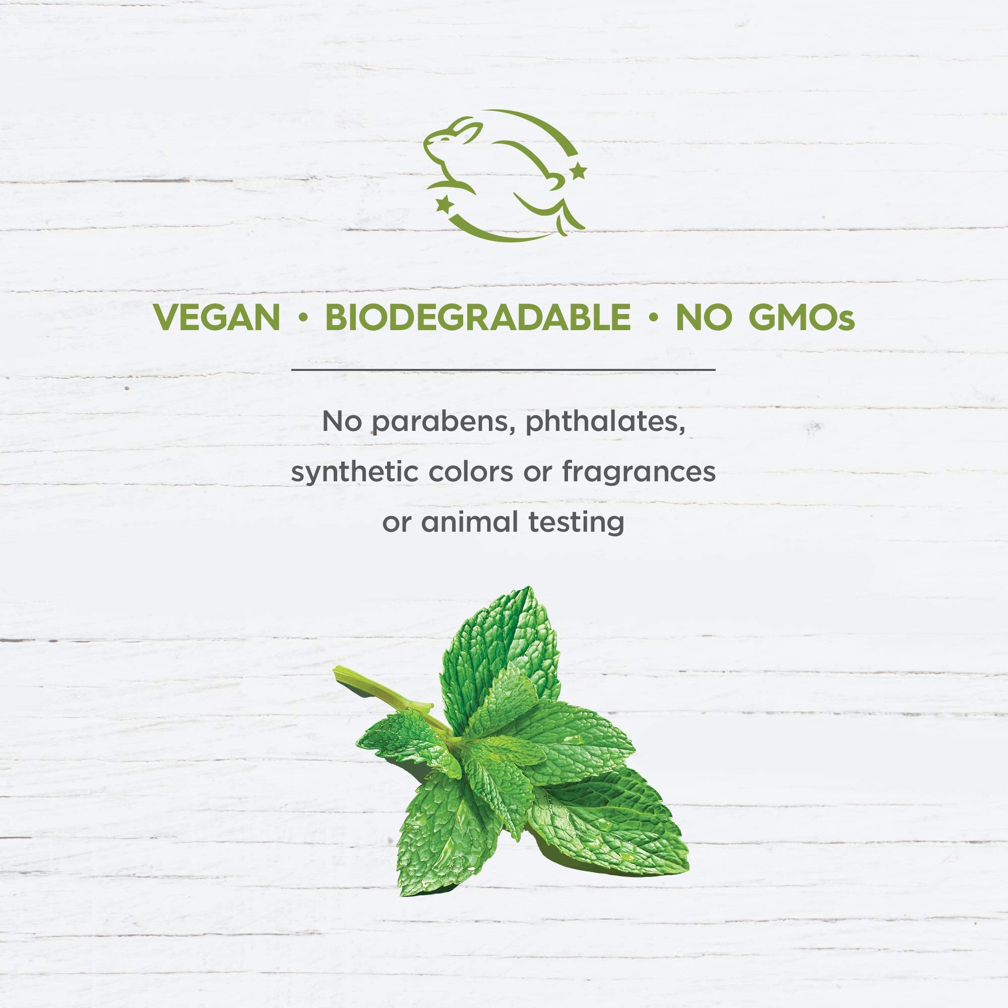Avalon Organics etiqueta de ingredientes indicando vitamina C y botánicos