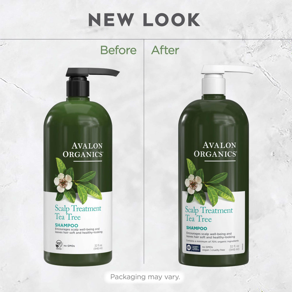 Avalon Organics recycled bottle detail emphasizing eco-friendly packaging benefit
