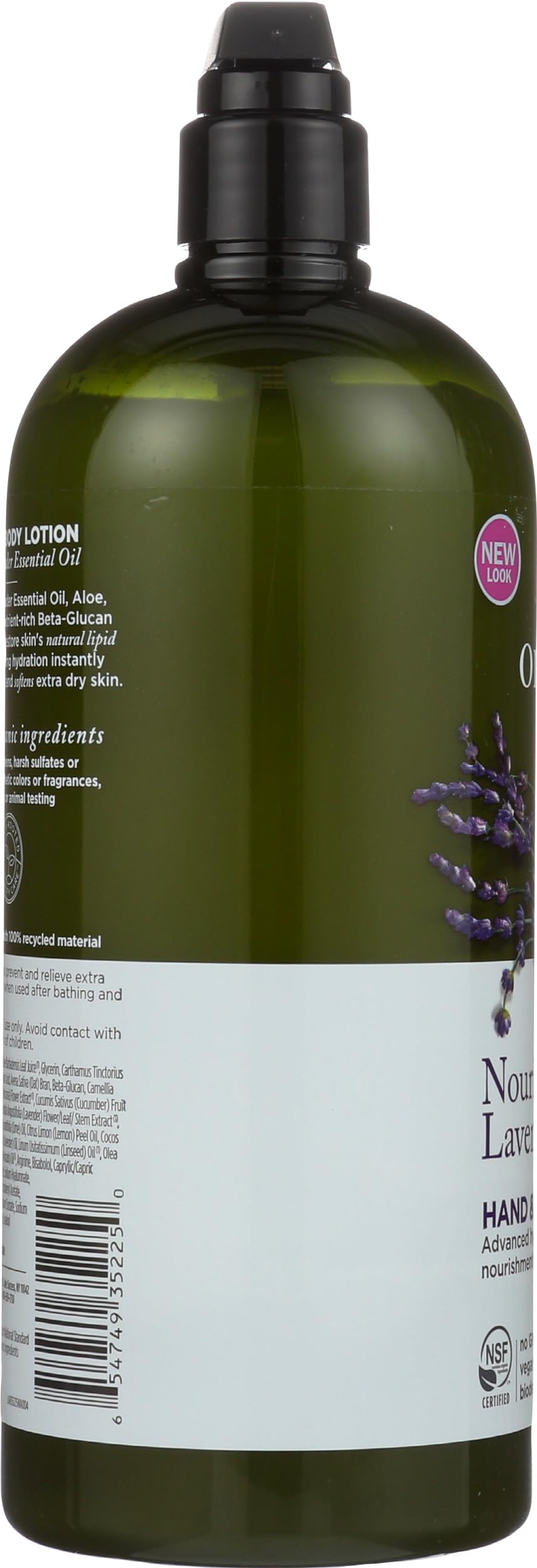 Avalon Organics vista lateral con dispensador para aplicación precisa y práctica