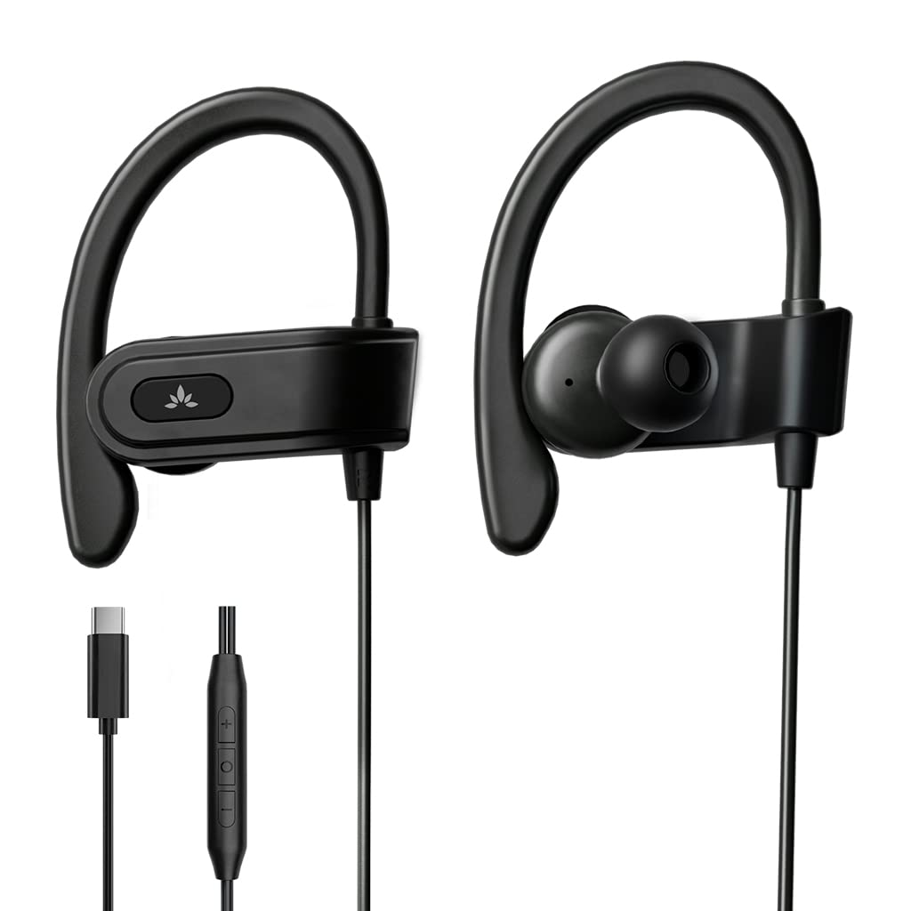 Avantree C171 frontal del paquete mostrando auriculares y conector USB-C, ideal para compatibilidad inmediata