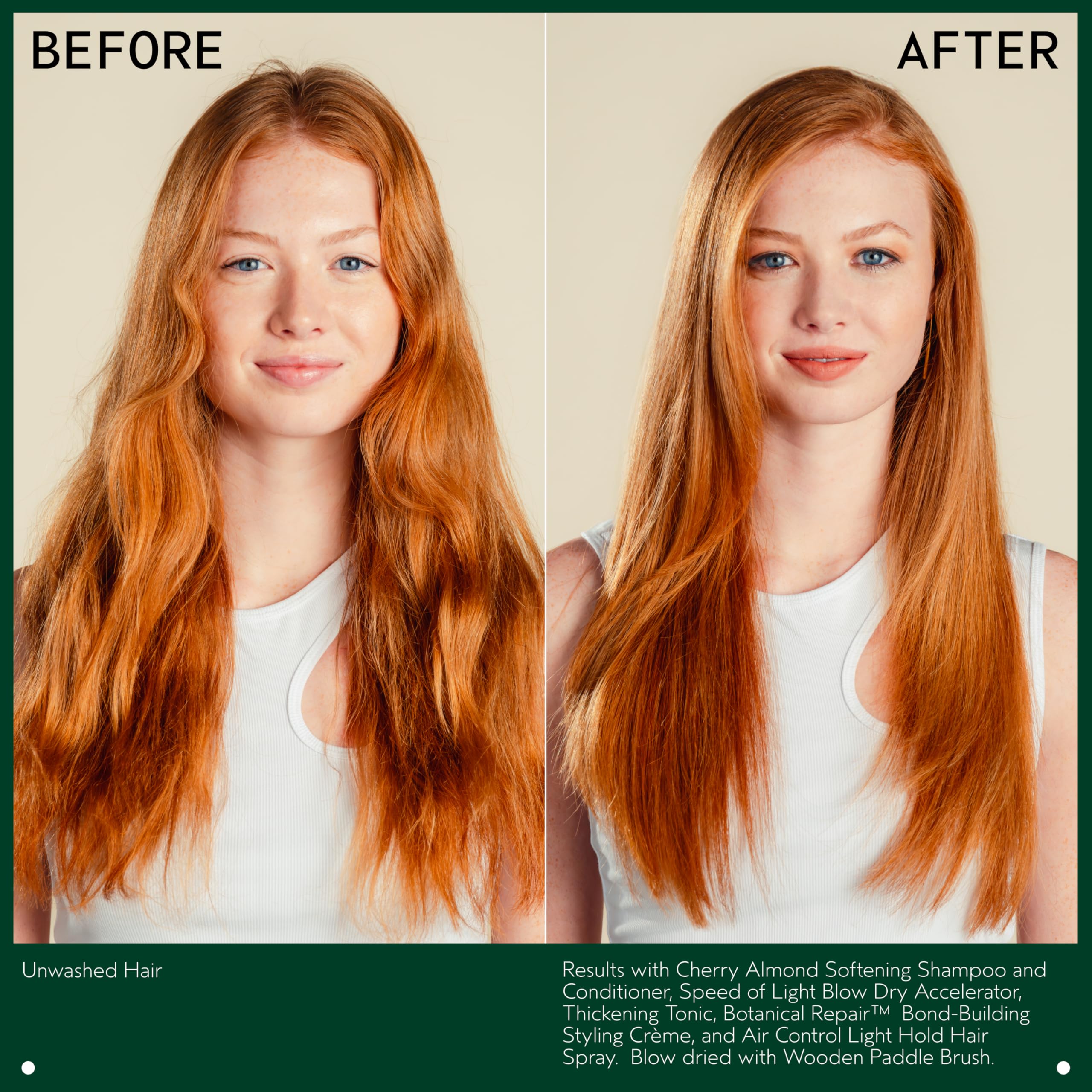 Aveda Cherry Almond with coconut oil visual highlighting nourishing benefit