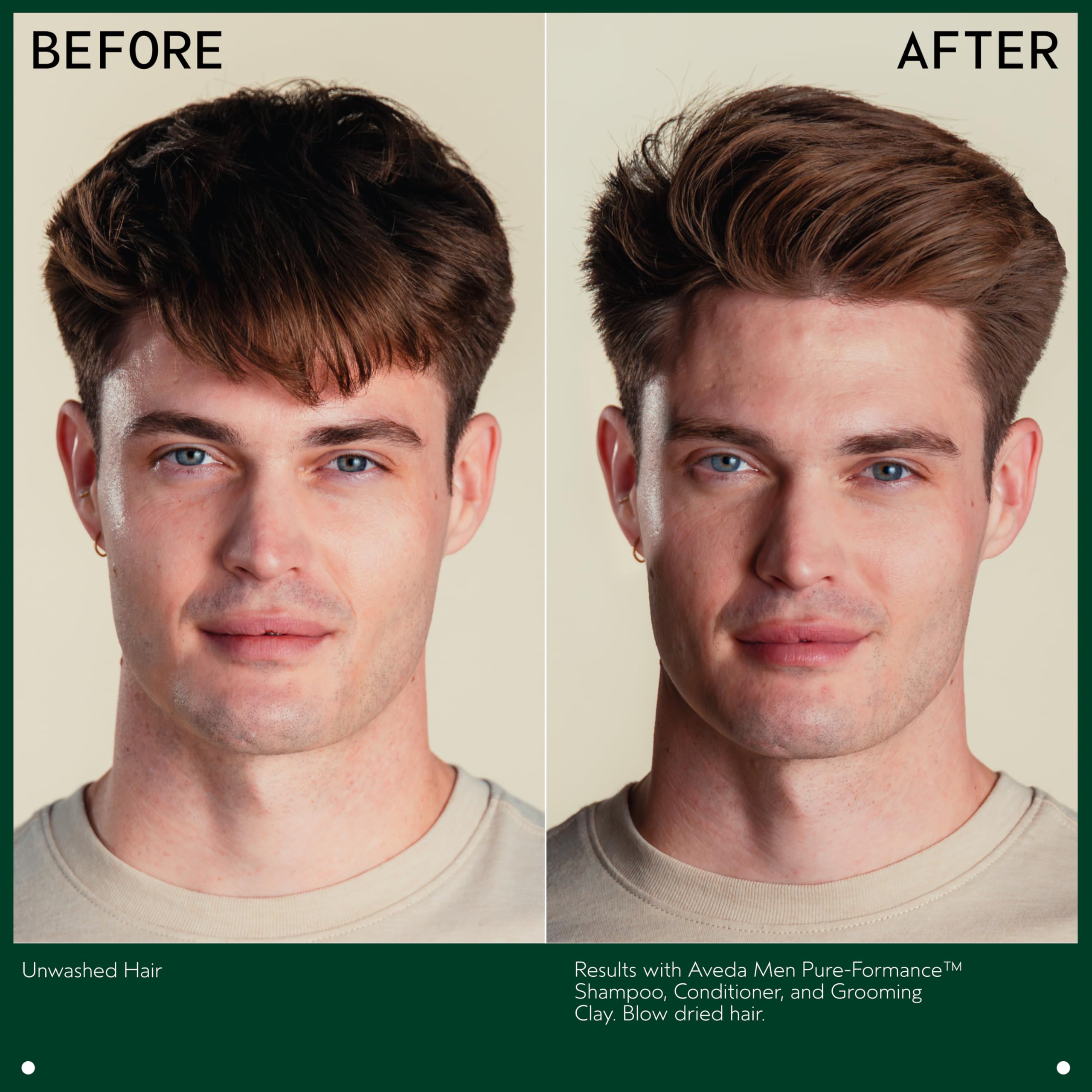 Aveda peinado terminado en cabello corto con textura y aspecto natural