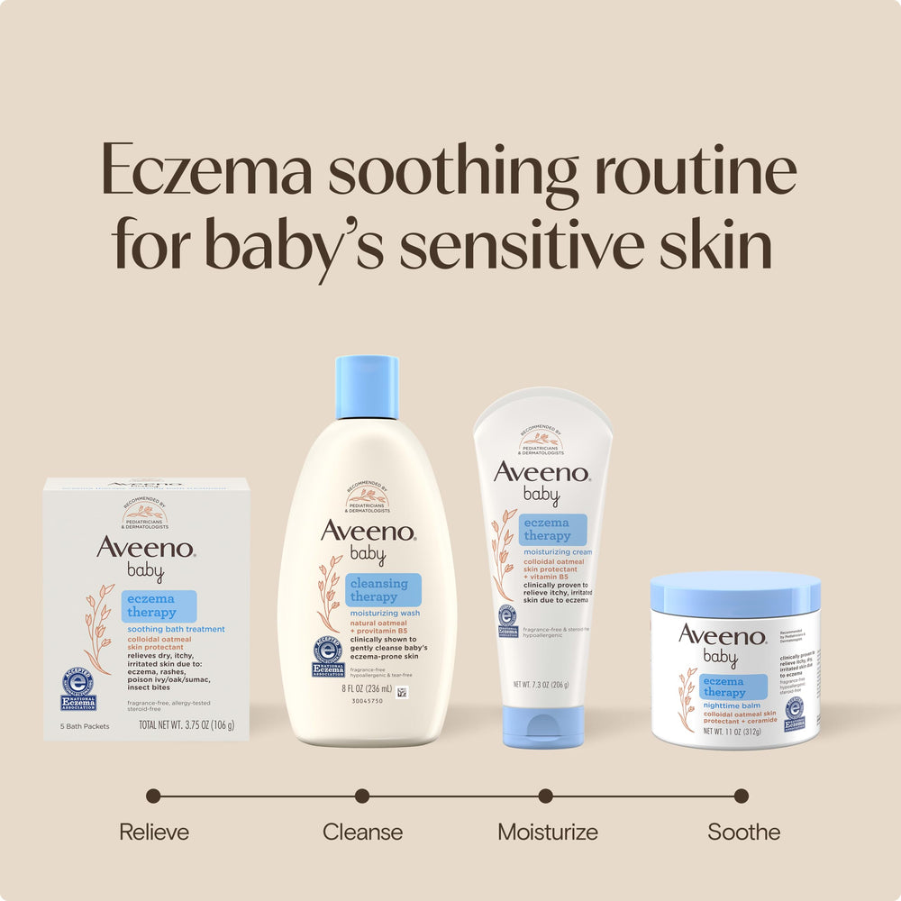 Aveeno Baby avena coloidal como ingrediente calmante y protector