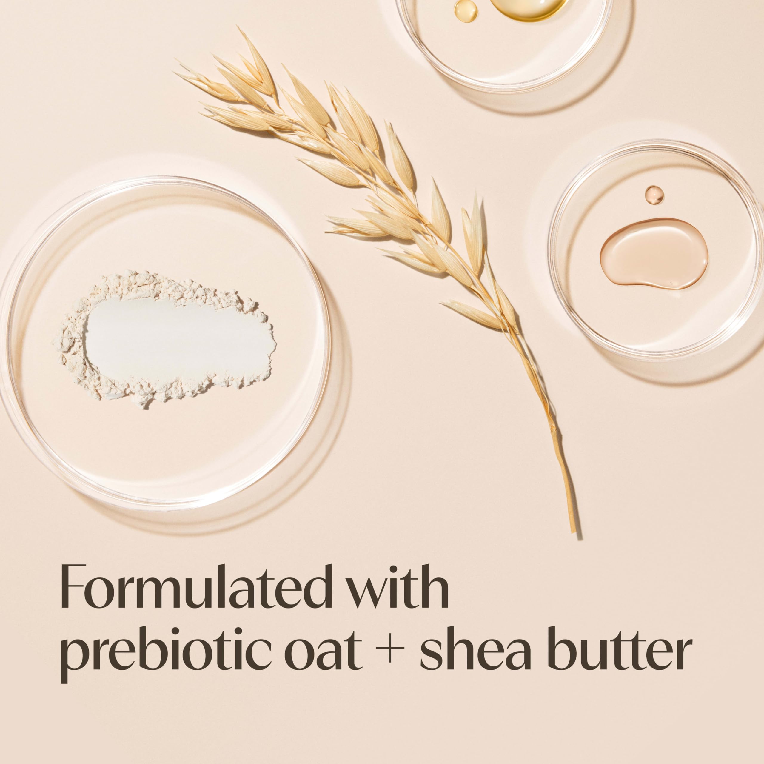 Aveeno etiqueta con ingredientes clave para piel sensible