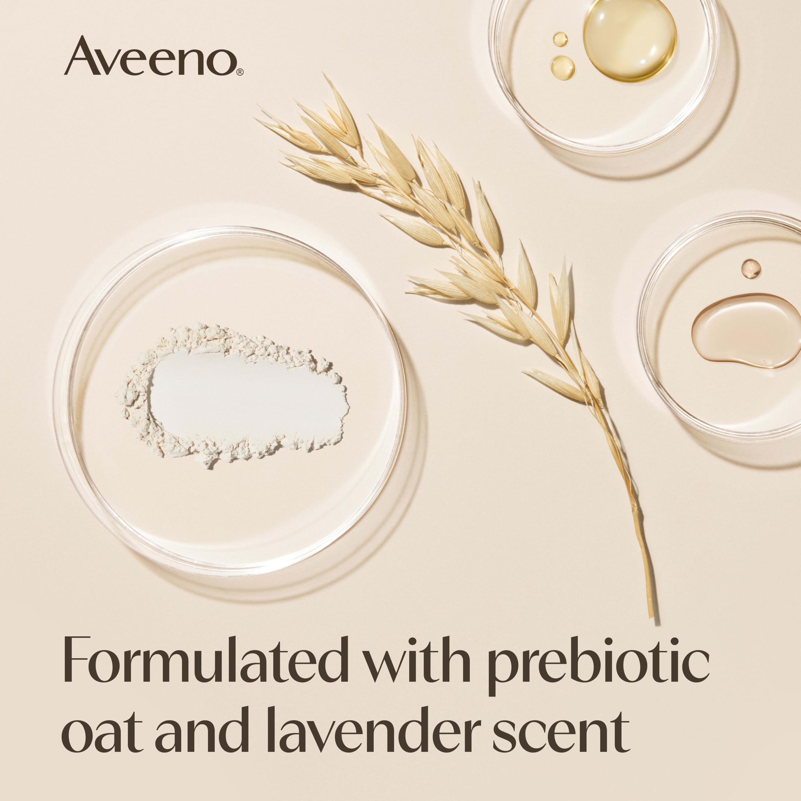 Aveeno detalles de avena prebiótica para fortalecer barrera cutánea