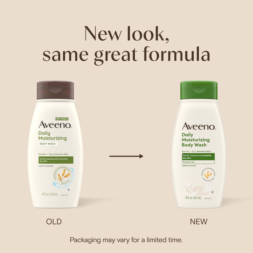 Aveeno textura cremosa en primer plano que demuestra suavidad al aplicar