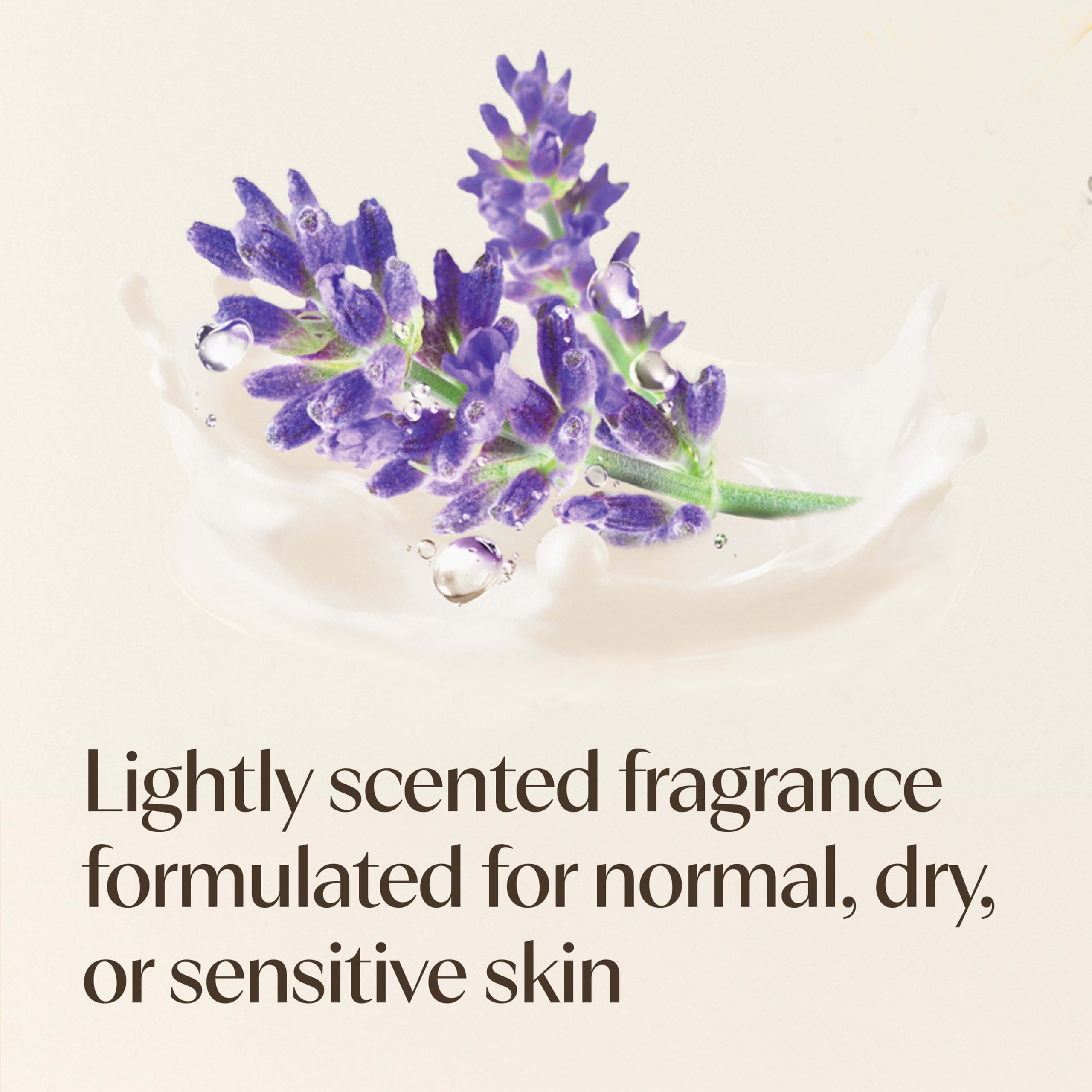 Aveeno etiqueta con ingredientes clave y tranquilidad para piel sensible