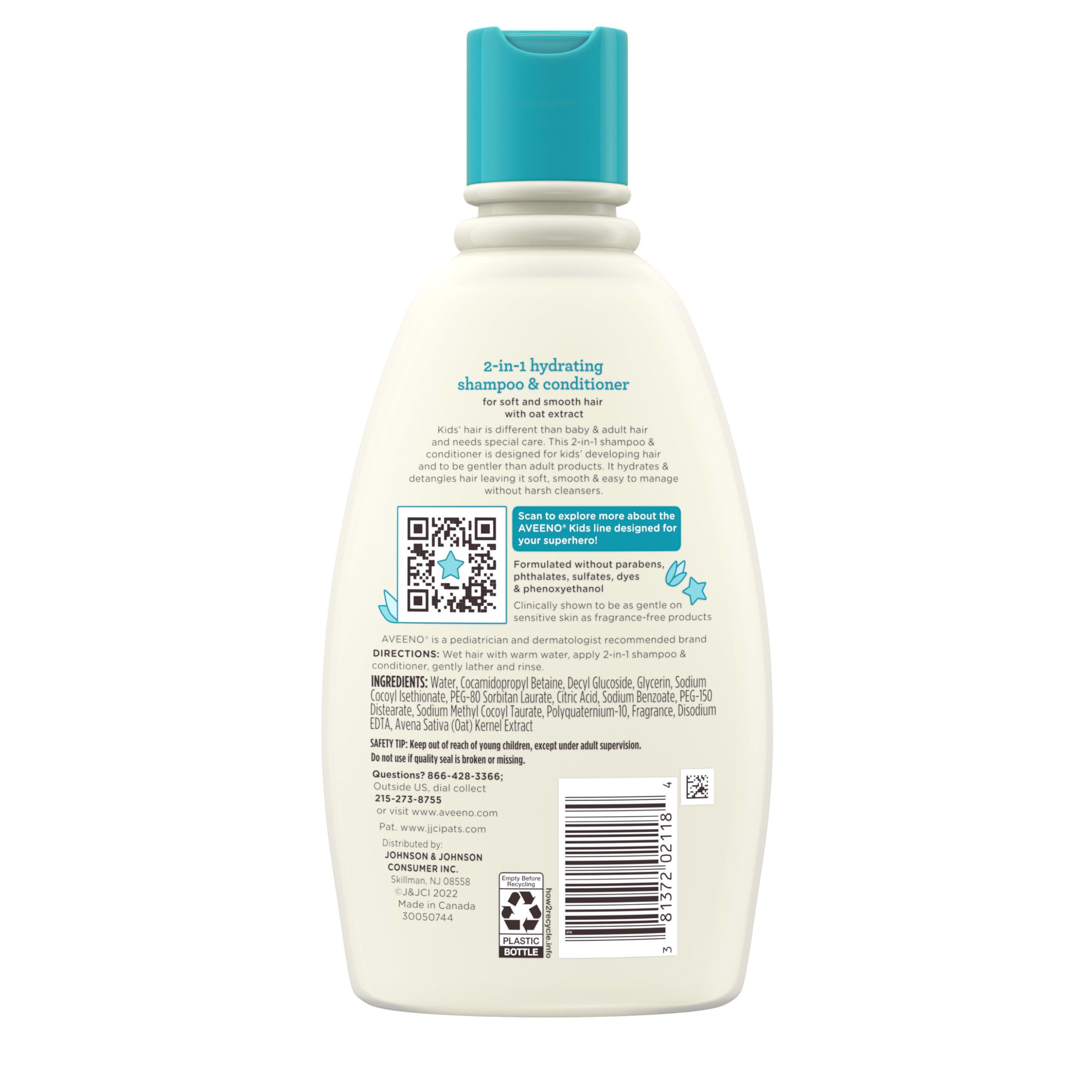 Aveeno Baby pack de tres botellas que evidencia ahorro y reposición continua